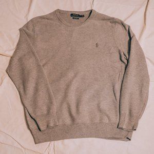 POLO RALPH LAUREN GREY SWEATER SIZE L